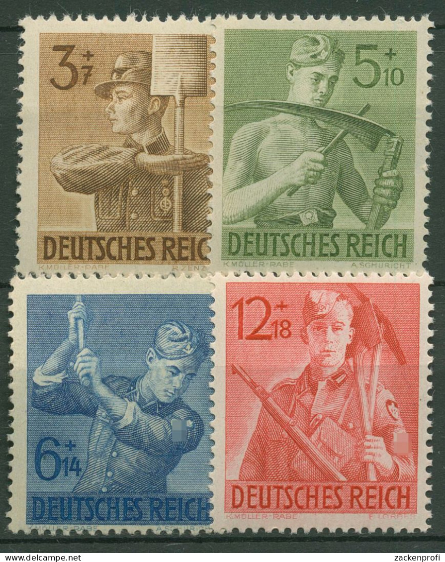 Deutsches Reich 1943 8 Jahre Arbeitsdienst 850/53 Postfrisch - Neufs