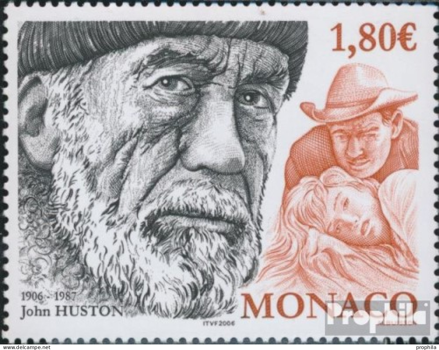 Monaco 2803 (kompl.Ausg.) Postfrisch 2006 John Huston - Unused Stamps