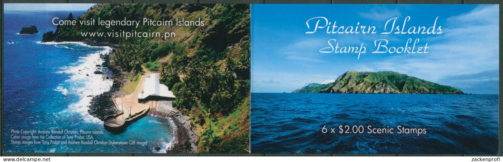 Pitcairn 2016 Landschaften Markenheftchen 957/62 MH Postfrisch (C40570) - Islas De Pitcairn