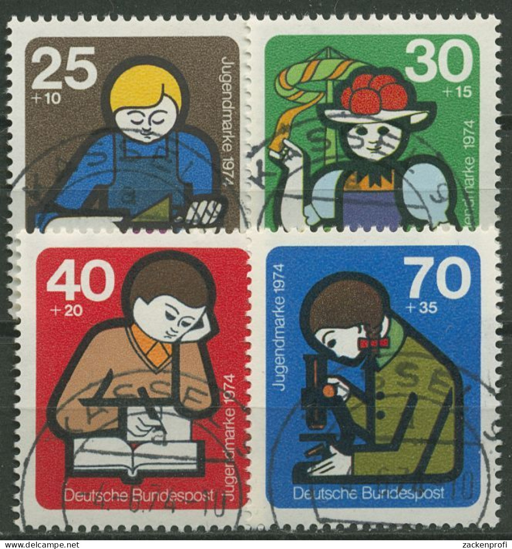 Bund 1974 Jugend: Internationale Jugendarbeit 800/03 Mit TOP-Stempel - Used Stamps