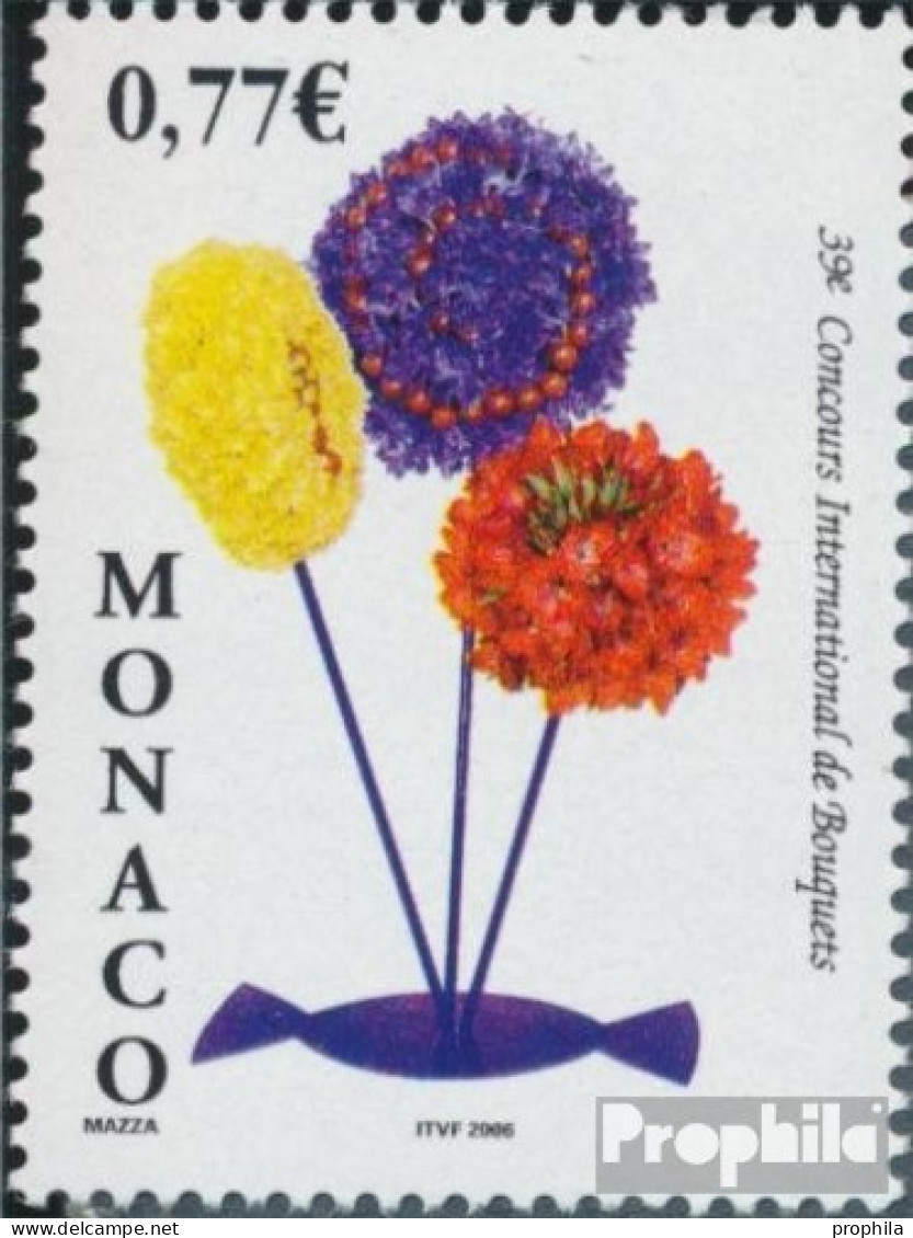 Monaco 2796 (kompl.Ausg.) Postfrisch 2006 Blumenbinderei - Unused Stamps