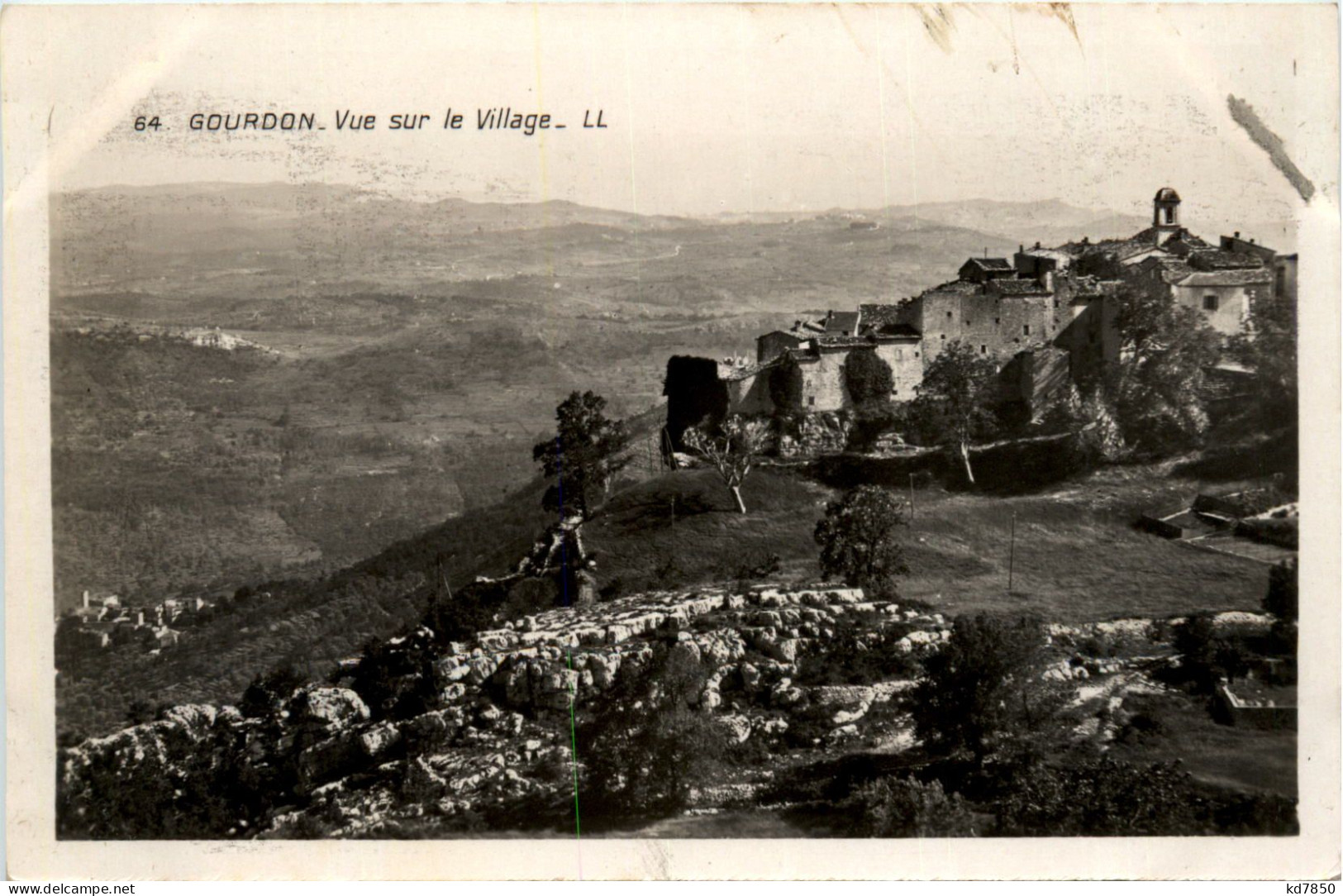 Gourdon, Vue Sur Le Village - Gourdon