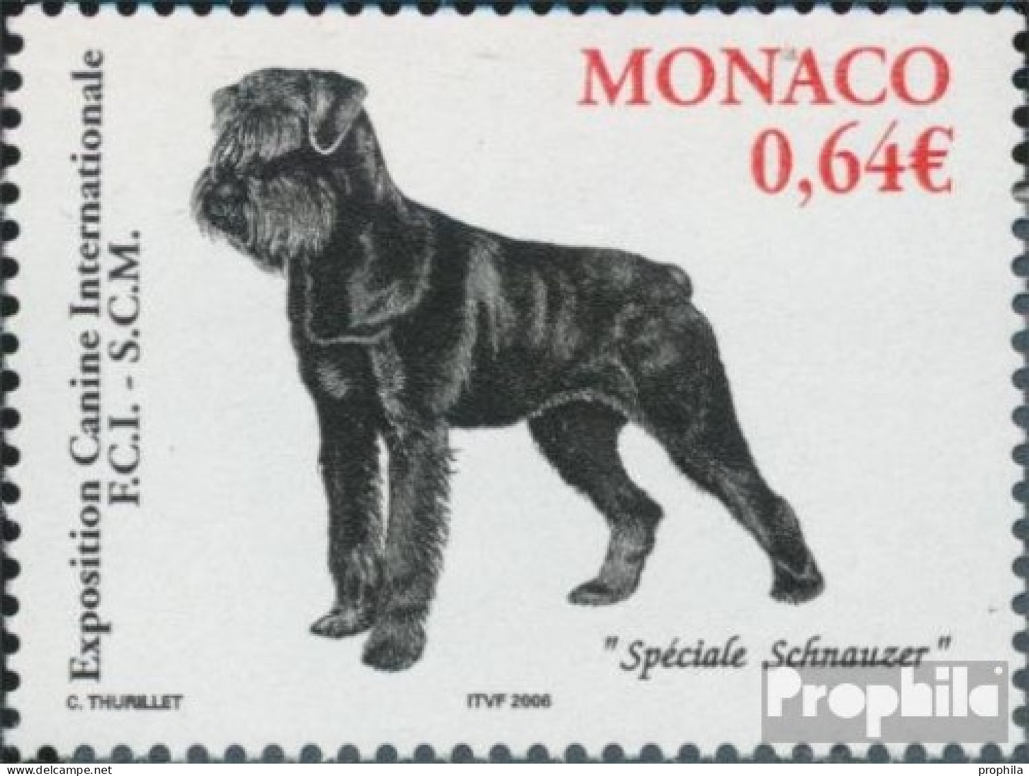 Monaco 2795 (kompl.Ausg.) Postfrisch 2006 Hundeausstellung - Ungebraucht