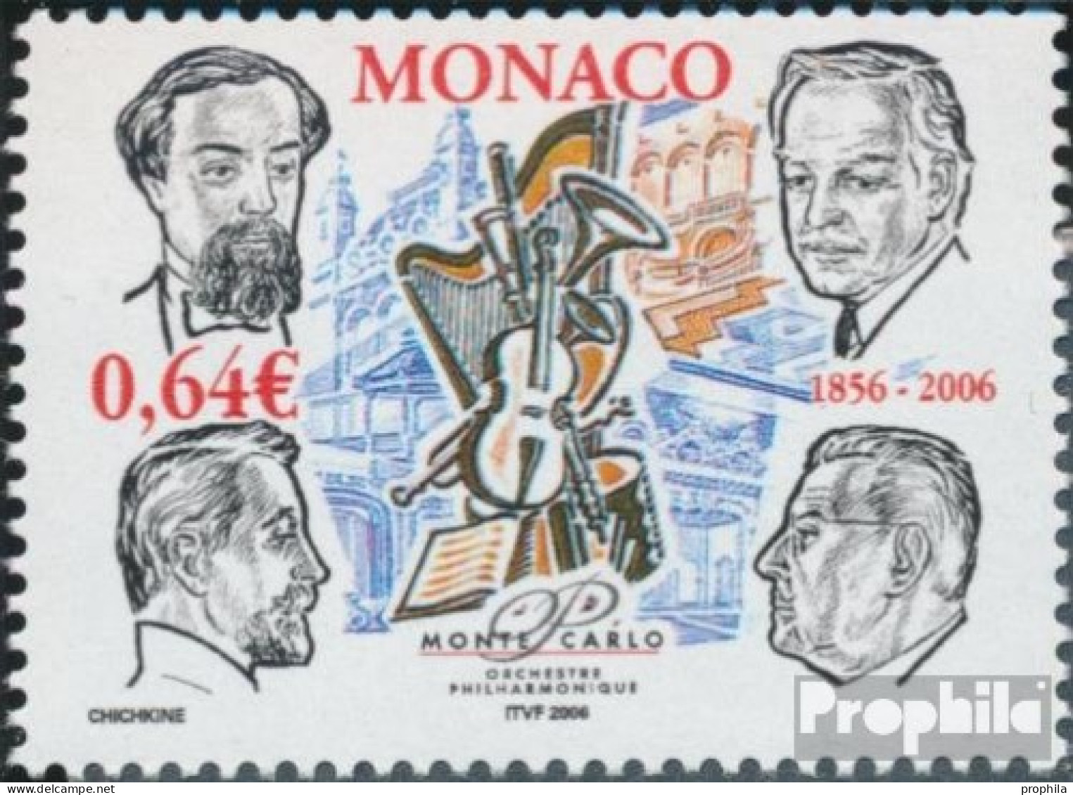 Monaco 2793 (kompl.Ausg.) Postfrisch 2006 Philharmonisches Orchester - Neufs