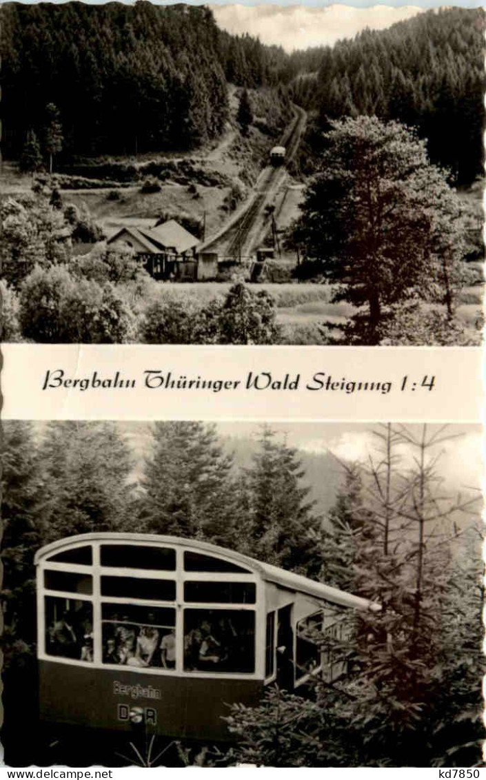 Bergbahn Thüringer Wald Steigung 1:4, Unterweissbach - Saalfeld