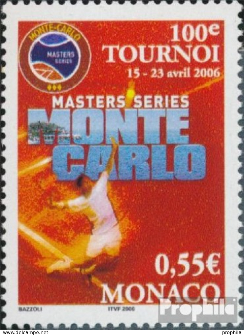 Monaco 2792 (kompl.Ausg.) Postfrisch 2006 100. Tennisturnier - Unused Stamps