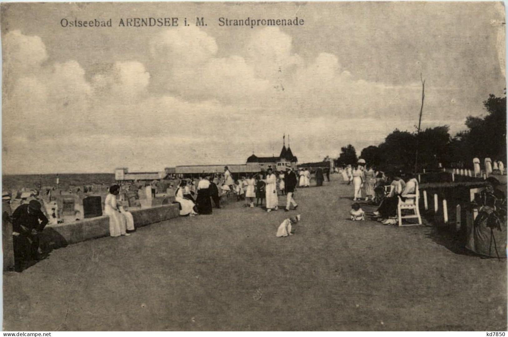 Ostseebad Arendsee, Strand-Promenade - Kuehlungsborn