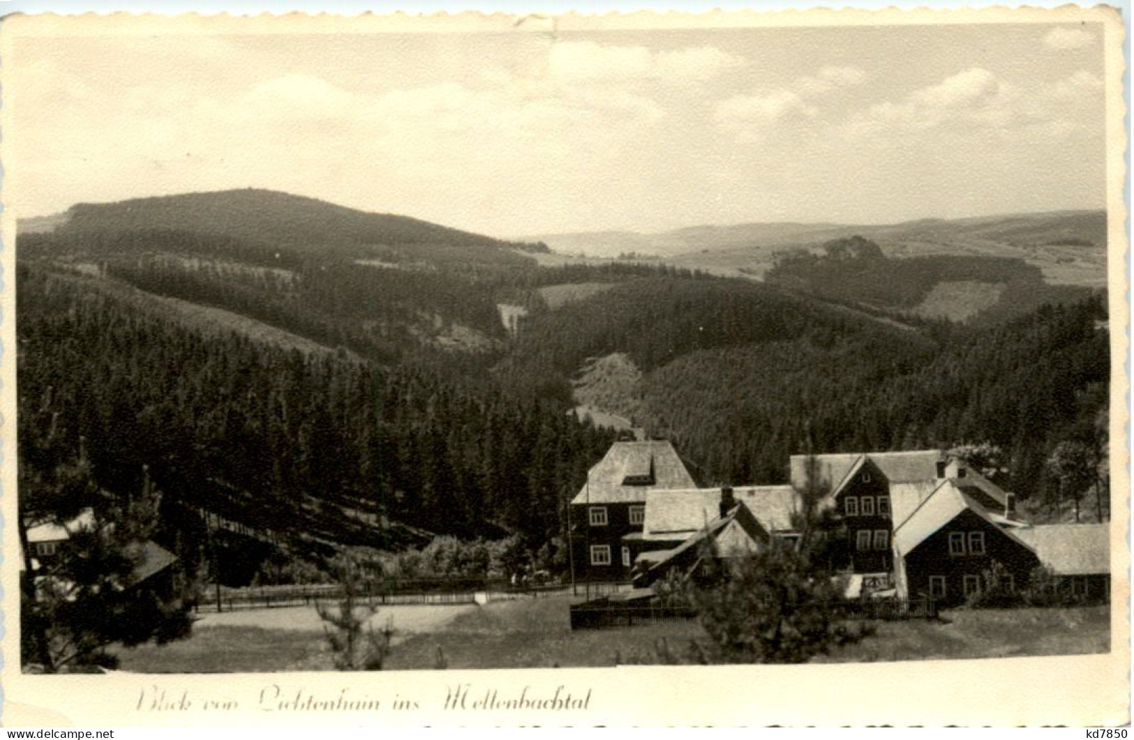Blick Von Lichtenhain - Saalfeld