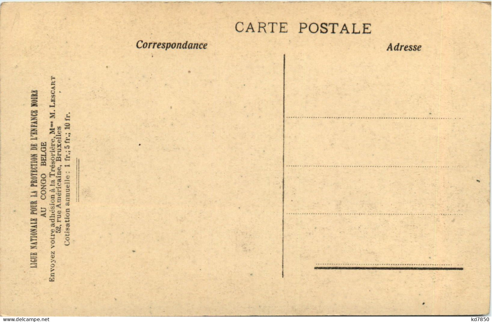 Congo - Lisaia 1901 - Andere & Zonder Classificatie