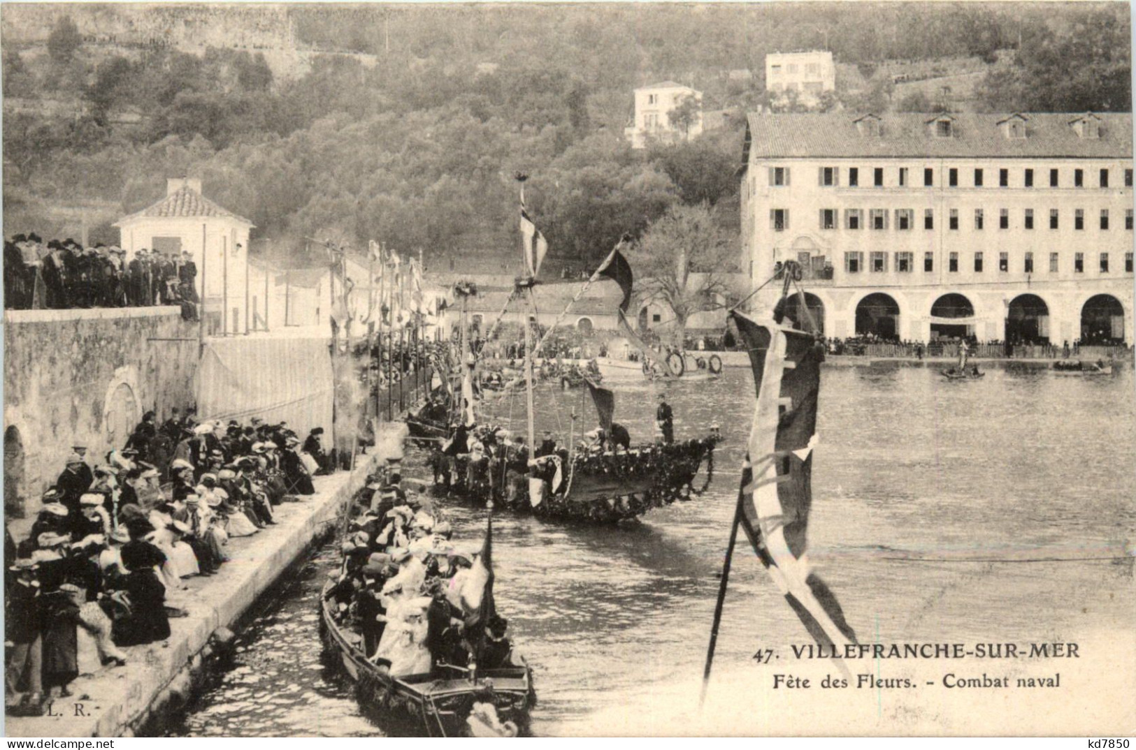 Villefranche Sur Mer, Fete Des Fleurs - Combat Naval - Villefranche-sur-Mer