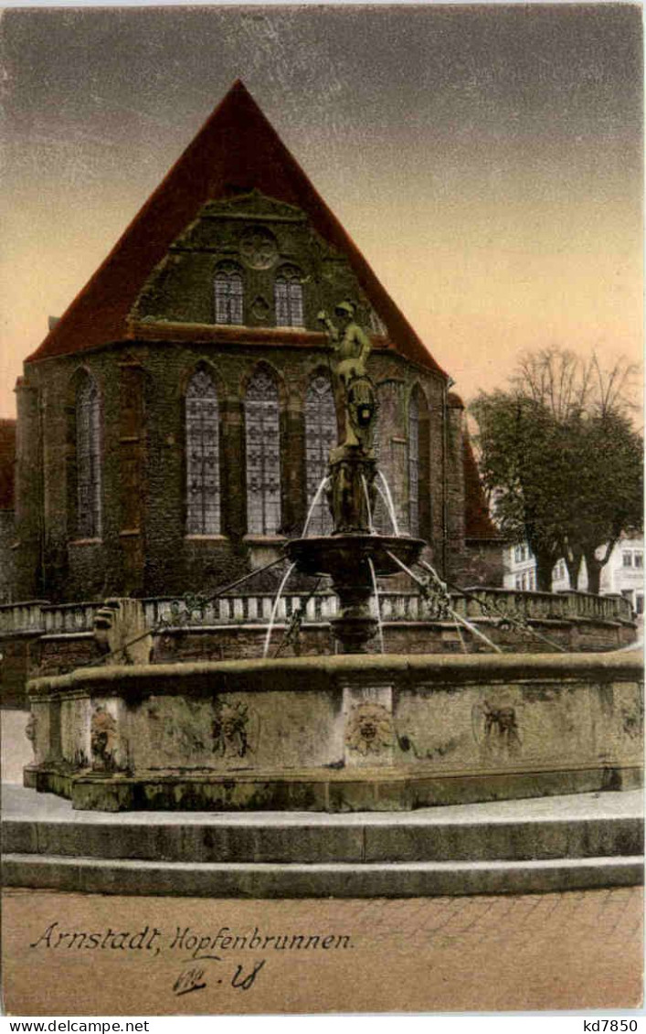 Arnstadt, Hopfenbrunnen - Arnstadt