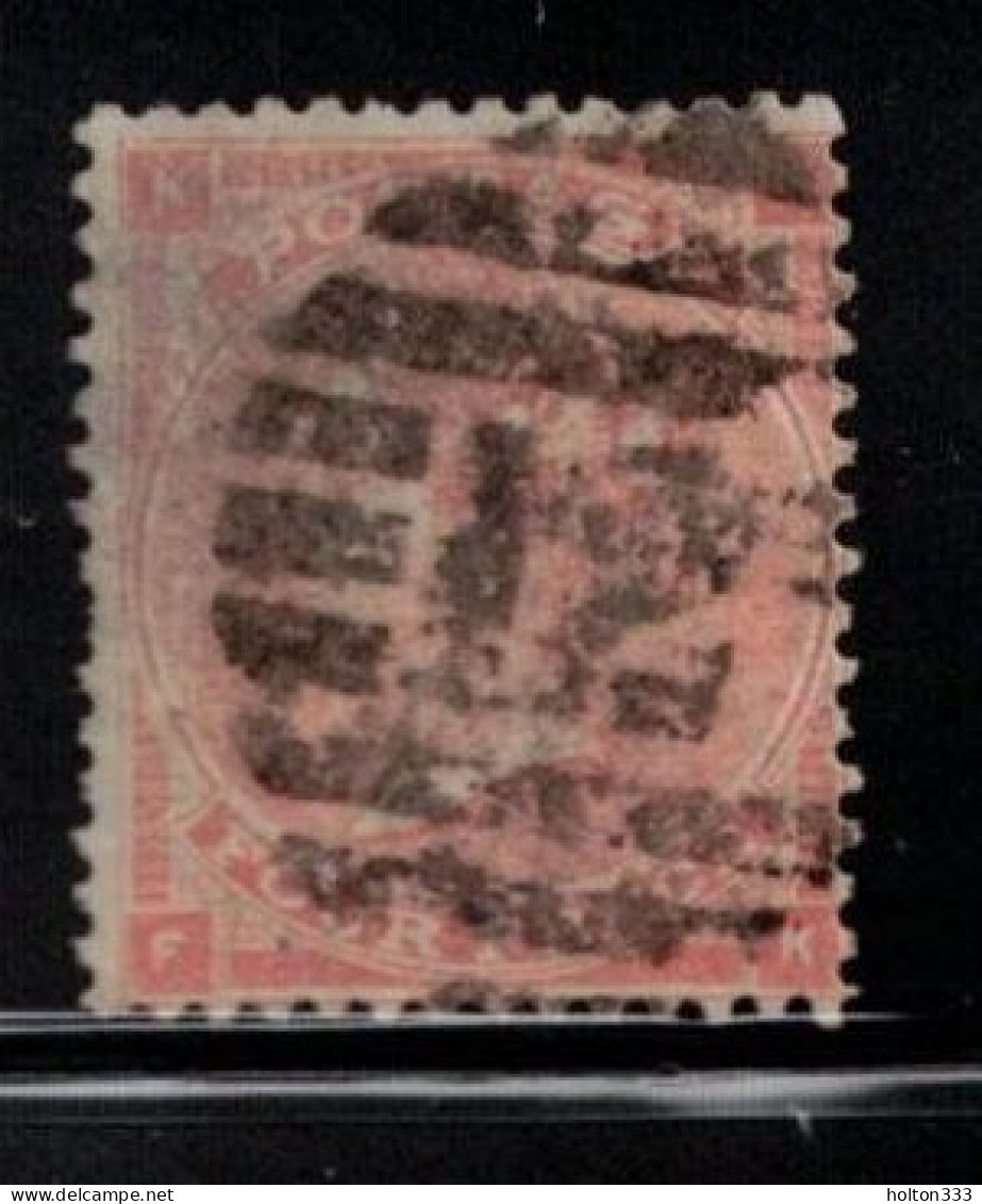 GREAT BRITAIN Scott # 34 Used - Queen Victoria With Nice  Numeral Cancel - Usati