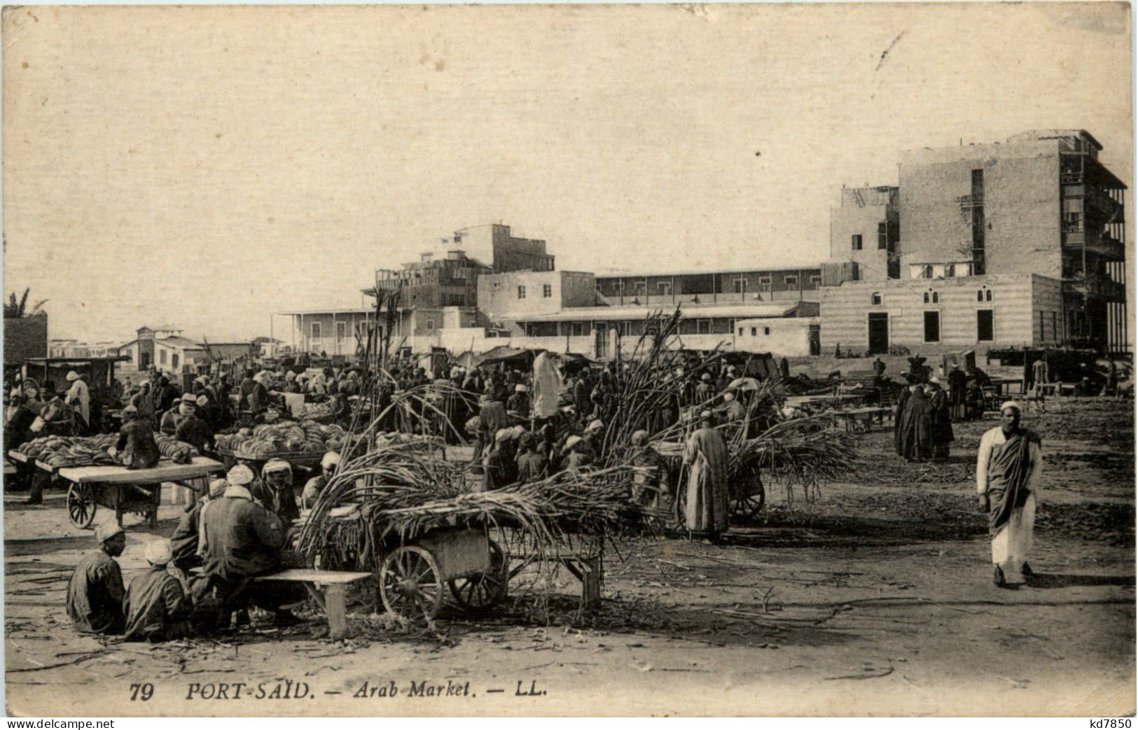 Port Said - Arab Market - Puerto Saíd