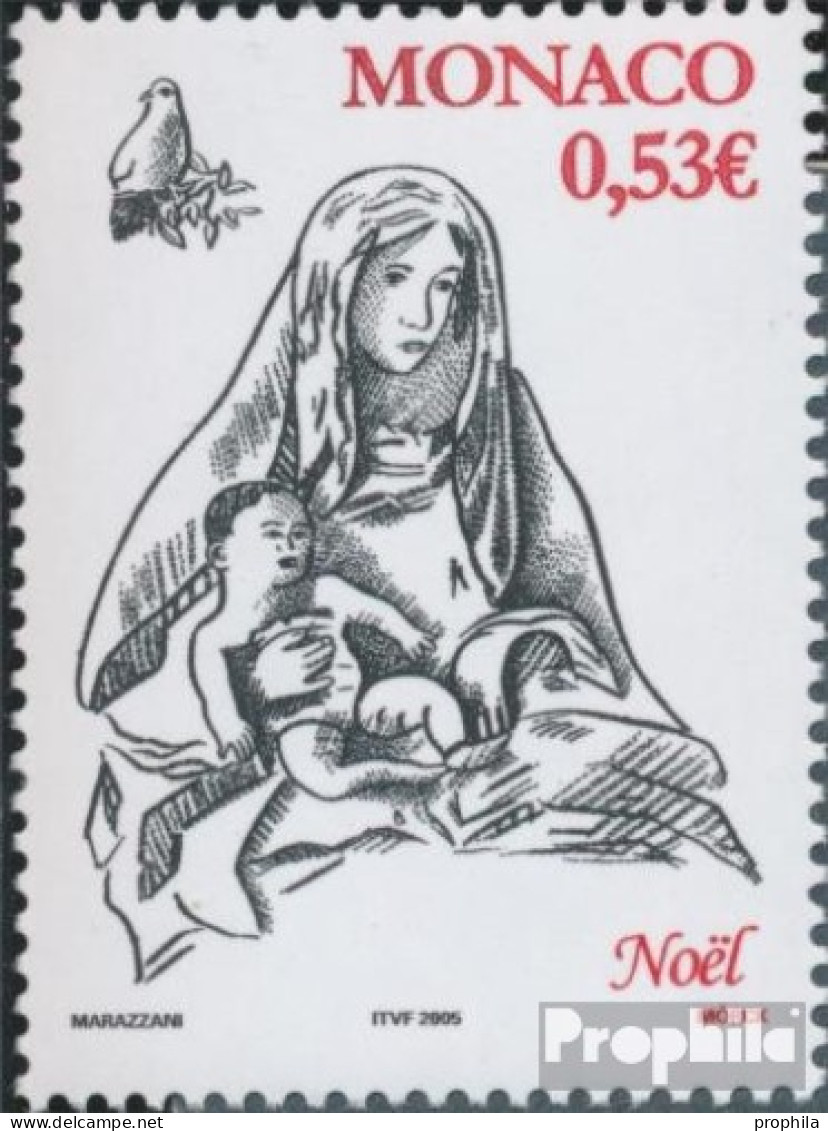 Monaco 2762 (kompl.Ausg.) Postfrisch 2005 Weihnachten - Unused Stamps