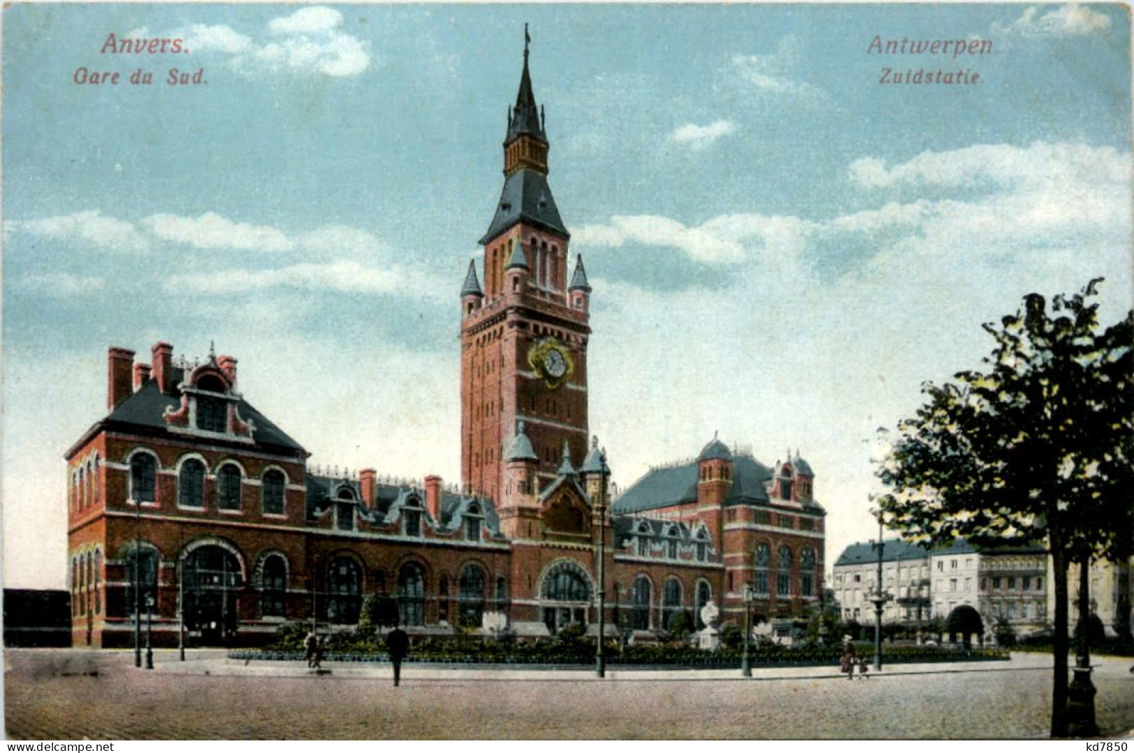 Antwerpen - Gare Du Sud - Feldpost Deutsches Proviantamt - Antwerpen