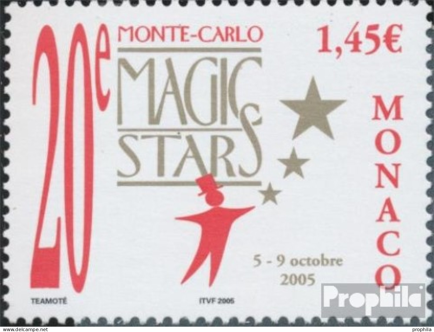 Monaco 2761 (kompl.Ausg.) Postfrisch 2005 Zauberkunst - Ongebruikt