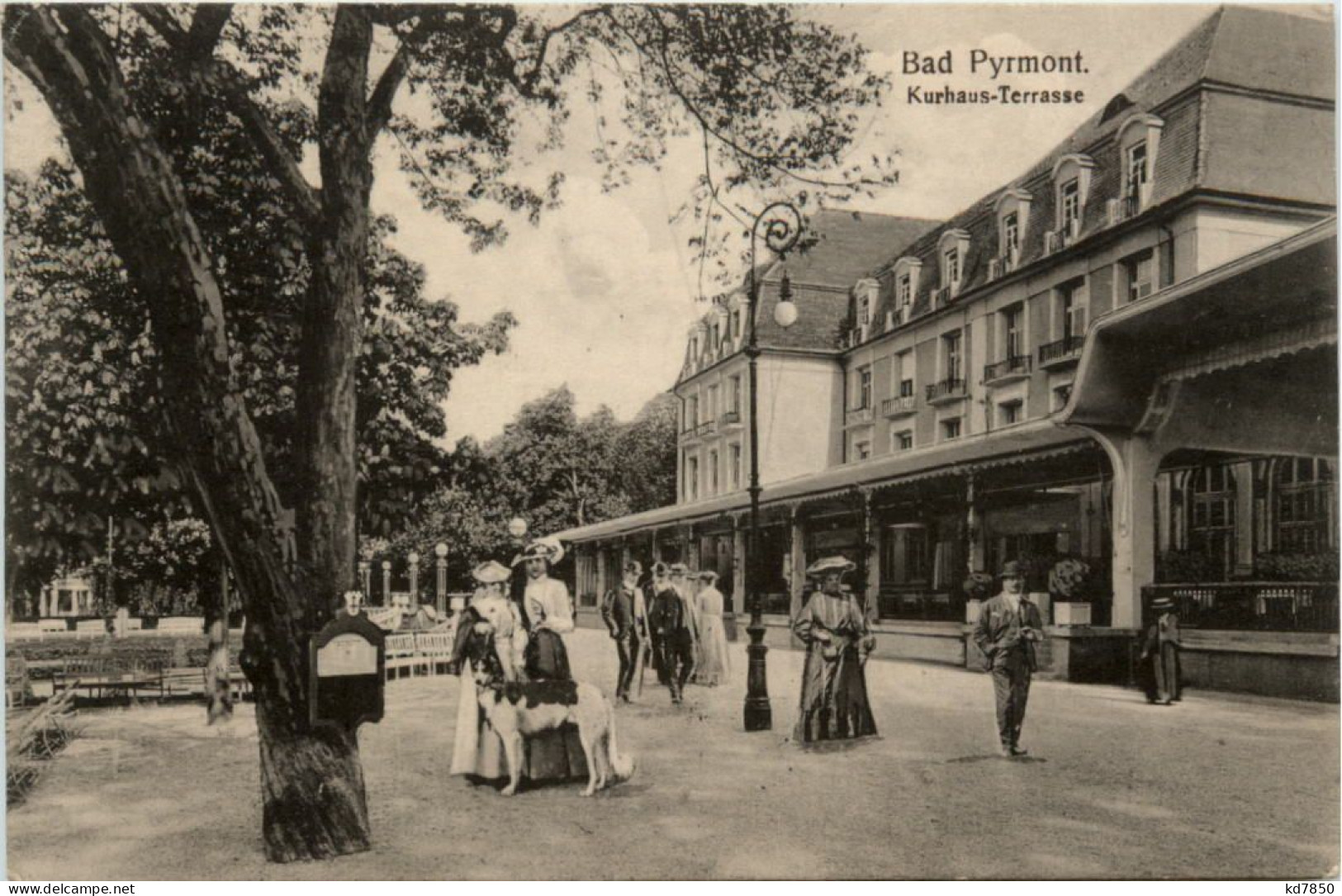 Bad Pyrmont, Kurhaus-Terrasse - Bad Pyrmont