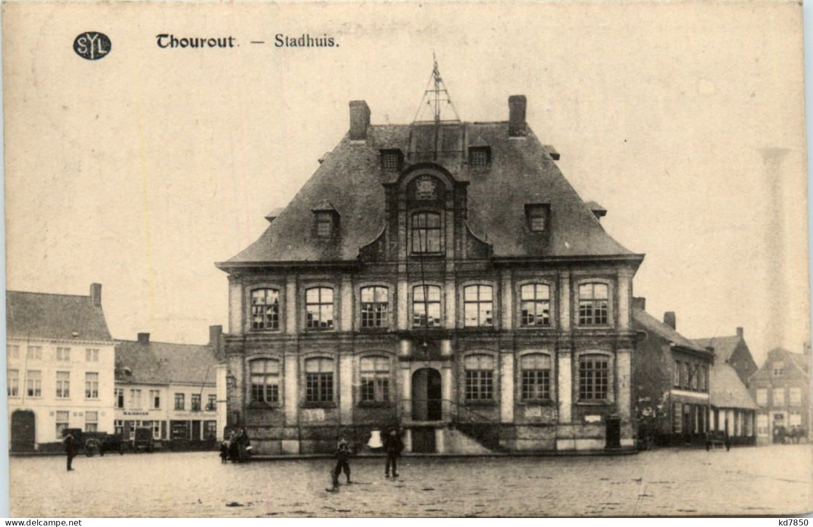 Thourout - Stadhuis - Feldpost 19. Landwehr Division - Torhout