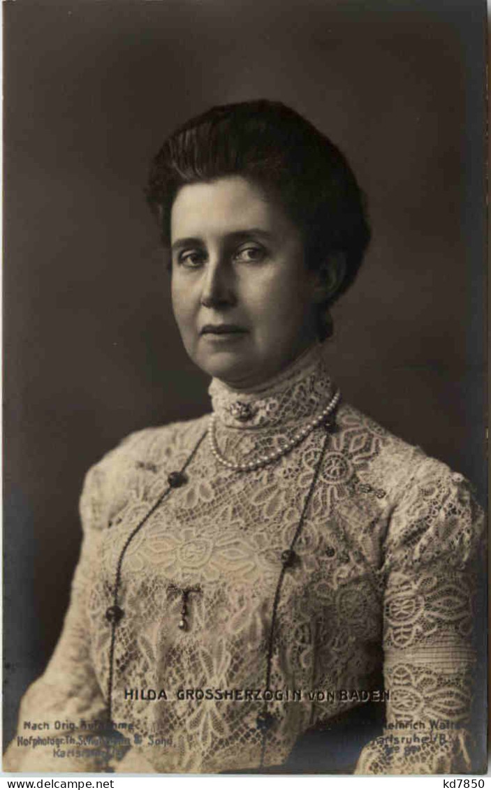 Hilda Grossherzogin Von Baden - Royal Families