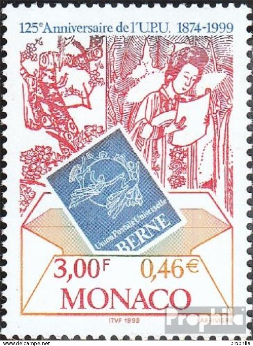 Monaco 2463 (kompl.Ausg.) Postfrisch 1999 125 Jahre UPU - Neufs