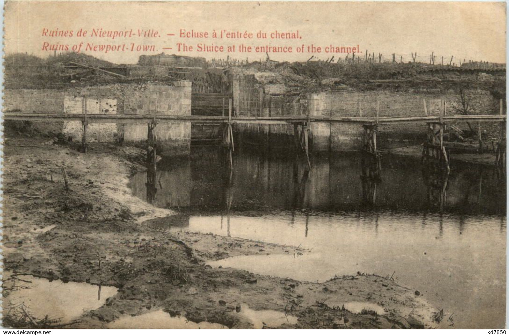Ruines De Nieuport-Ville - Ecluse A L Entree Du Chenal - Other & Unclassified