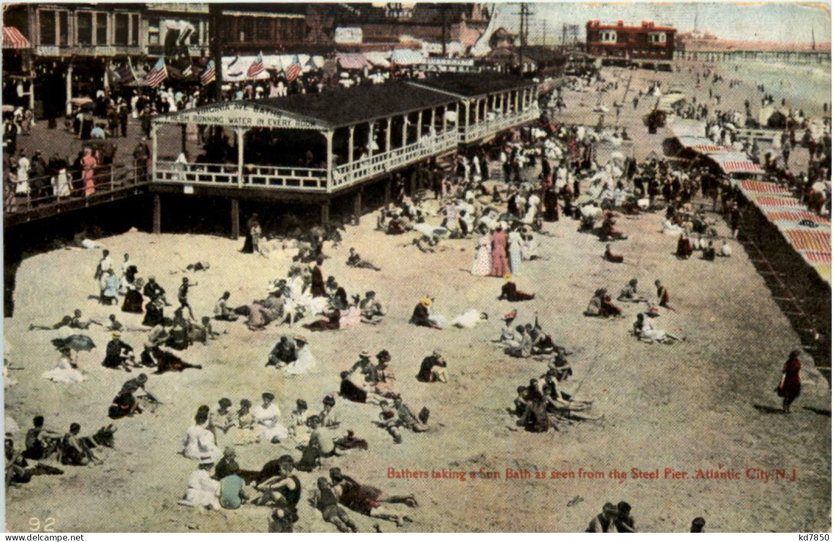 Atlantic City - Bathers Taking A Sun Bath - Atlantic City