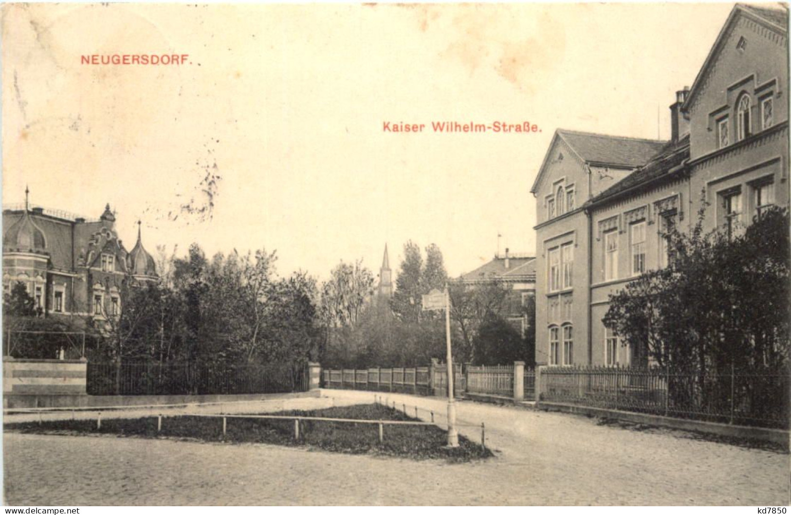 Neugersdorf In Sachsen - Kaiser Wilhlem Straße - Ebersbach (Löbau/Zittau)