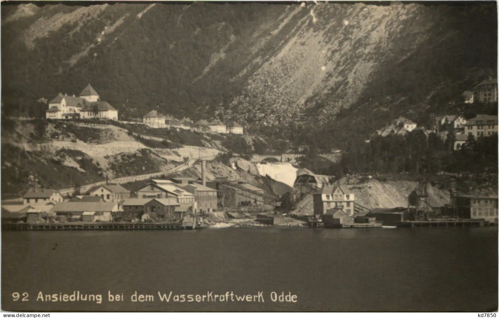 Ansiedlung Bei Dem Wasserkraftwerk Odde - Noruega