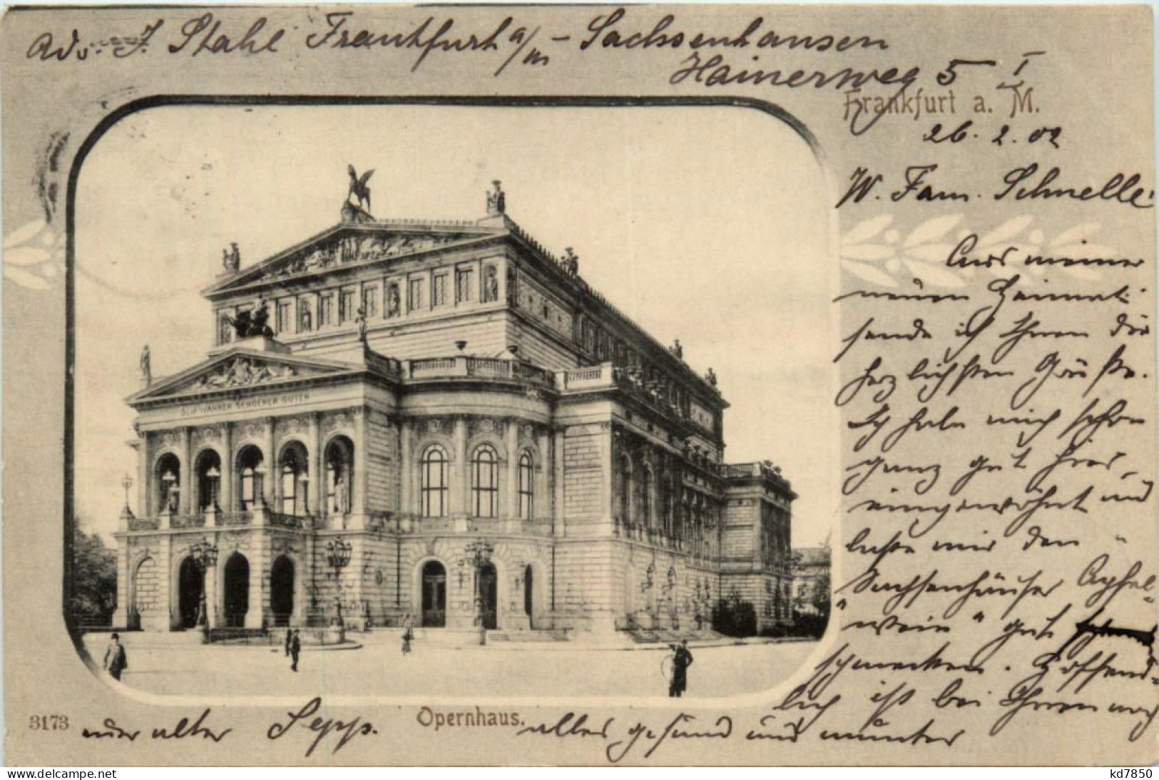Frankfurt - Opernhaus - Frankfurt A. Main