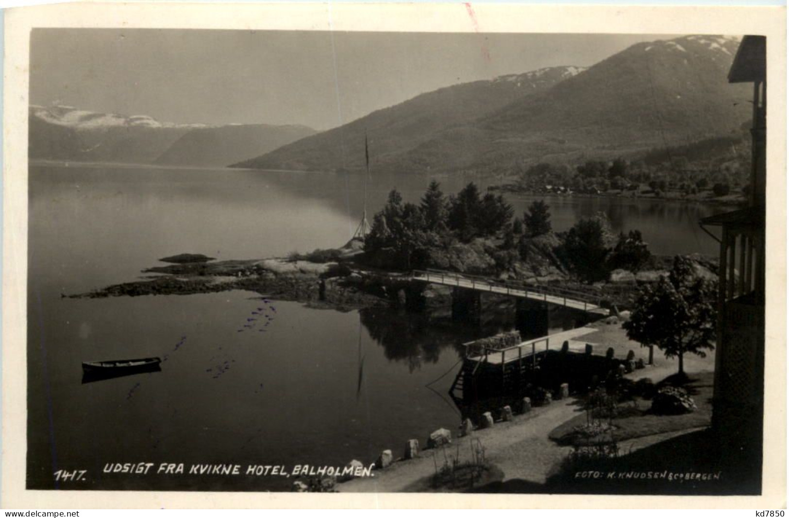 Balholmen - Udsigt Fra Kvikne Hotel - Noorwegen