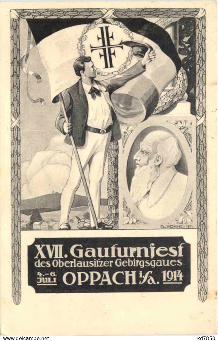 Oppach - Oberlausitz - XVII Gauturnfest 1914 - Goerlitz