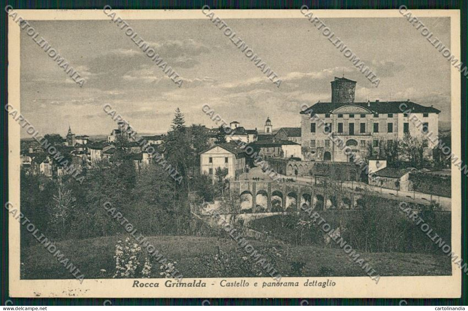 Alessandria Rocca Grimalda Cartolina QQ6901 - Alessandria