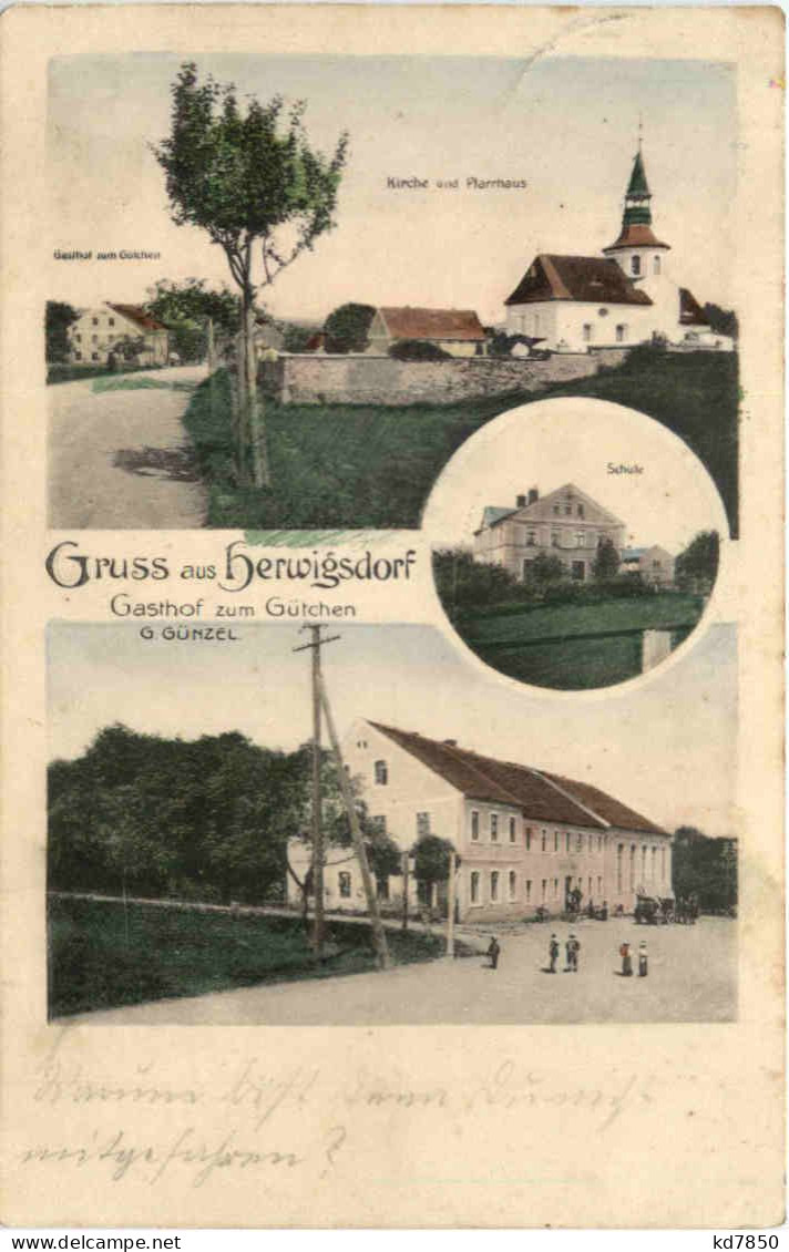 Gruss Aus Herwigsdorf Bei Löbau - Görlitz