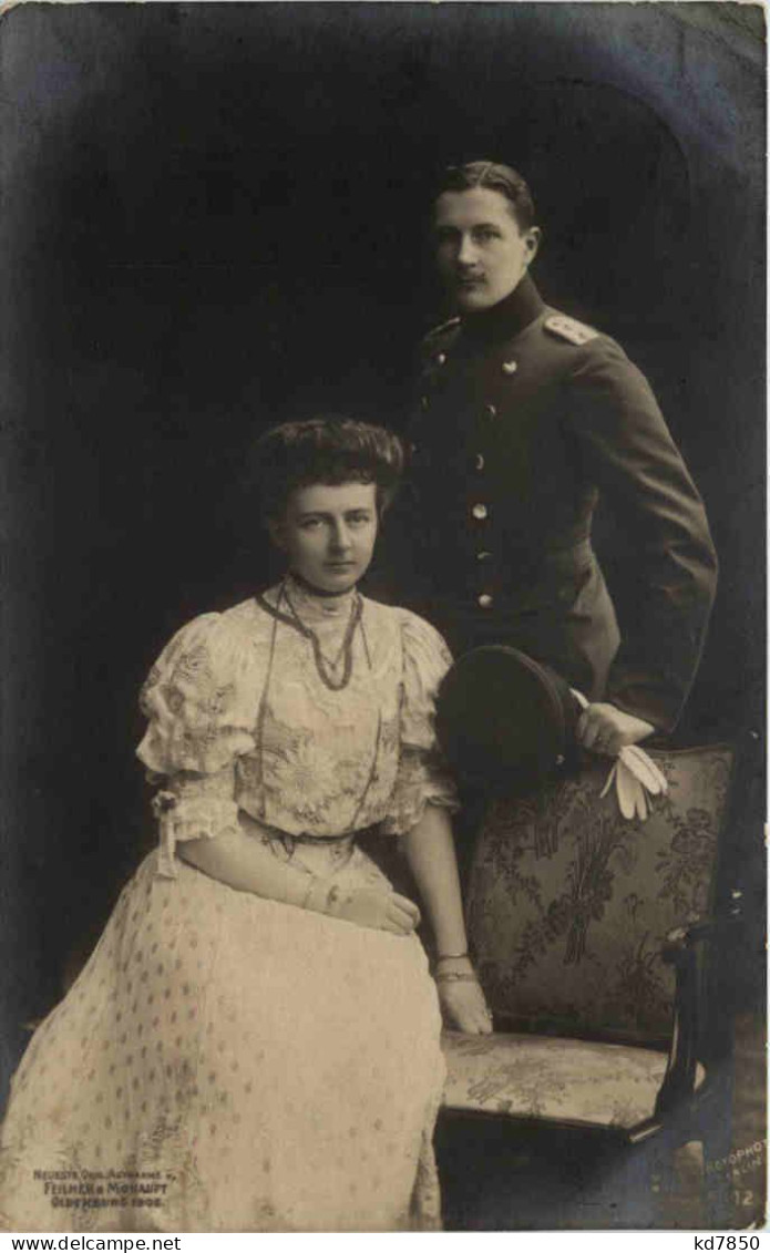 Soldat Mit Frau Oldenburg 1. WK - Weltkrieg 1914-18