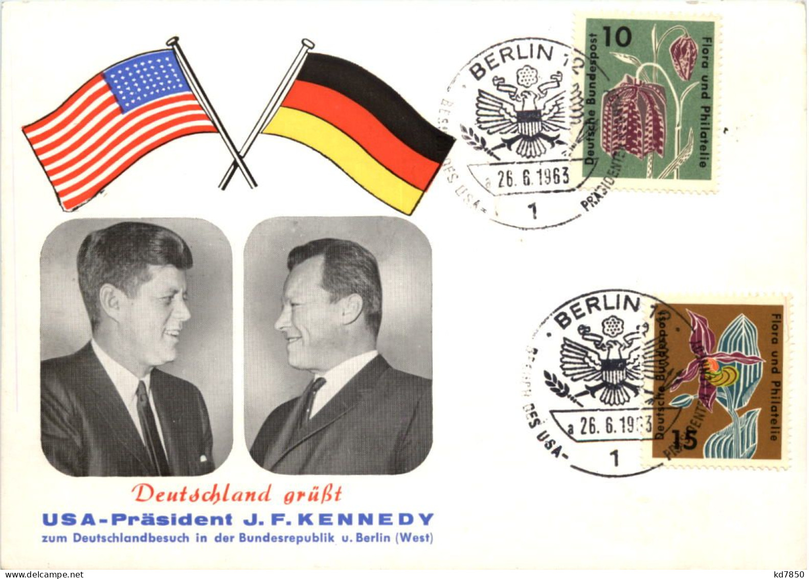 Berlin - Besuch Von John F. Kennedy 1963 - Autres & Non Classés