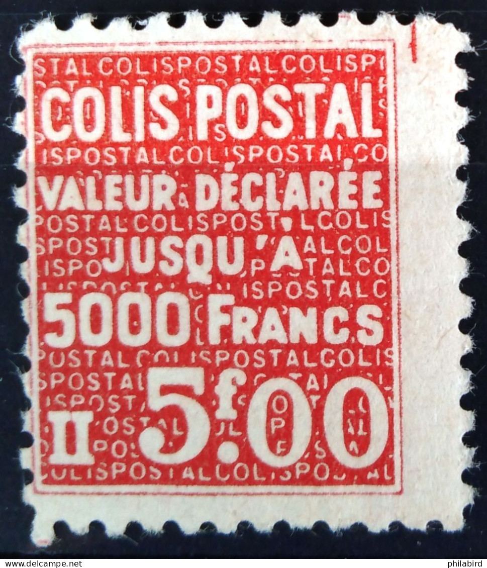 FRANCE                          COLIS POSTAUX   N° 169                        NEUF* - Mint/Hinged