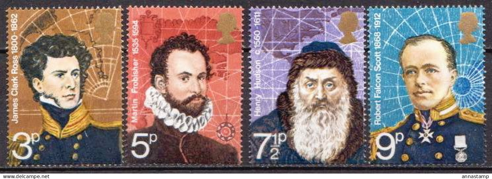 Great Britain MNH Set - Explorers