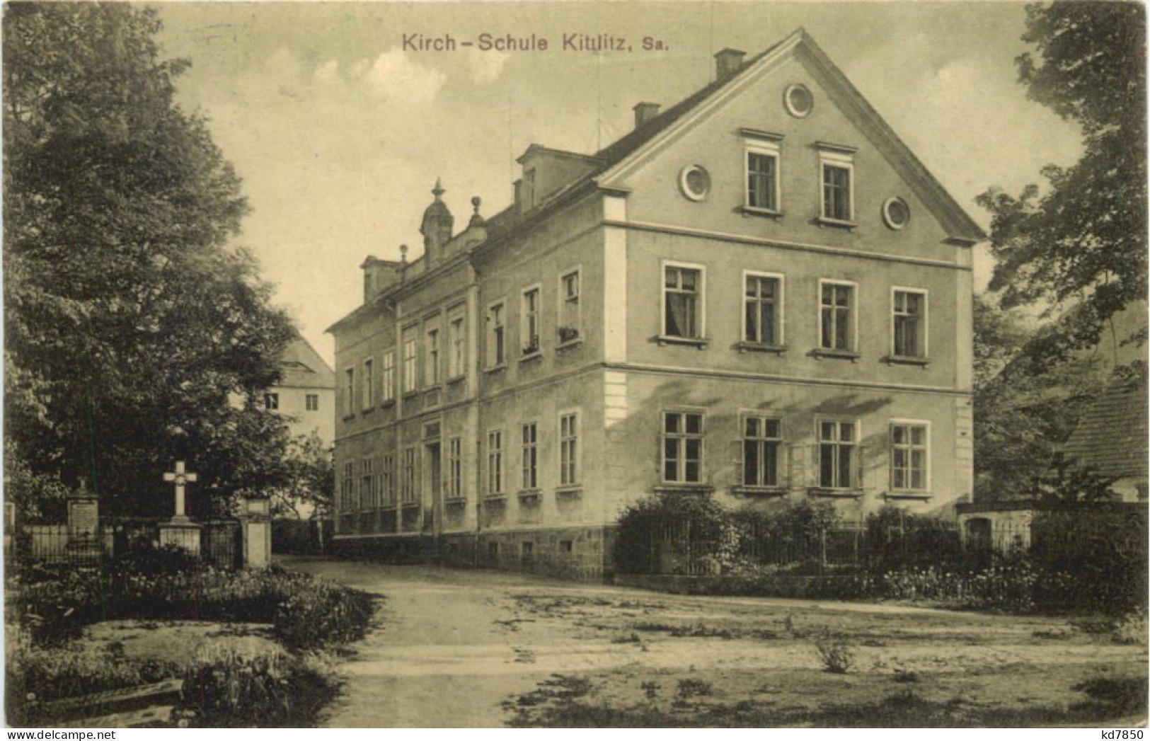 Kittlitz Bei Löbau - Kirch-Schule - Loebau