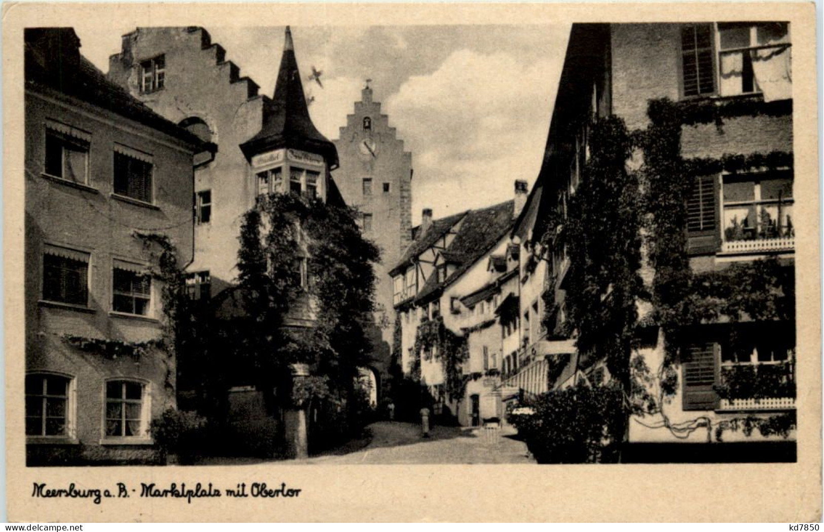 Meersburg, Marktplatz Mit Obertor - Sonstige & Ohne Zuordnung