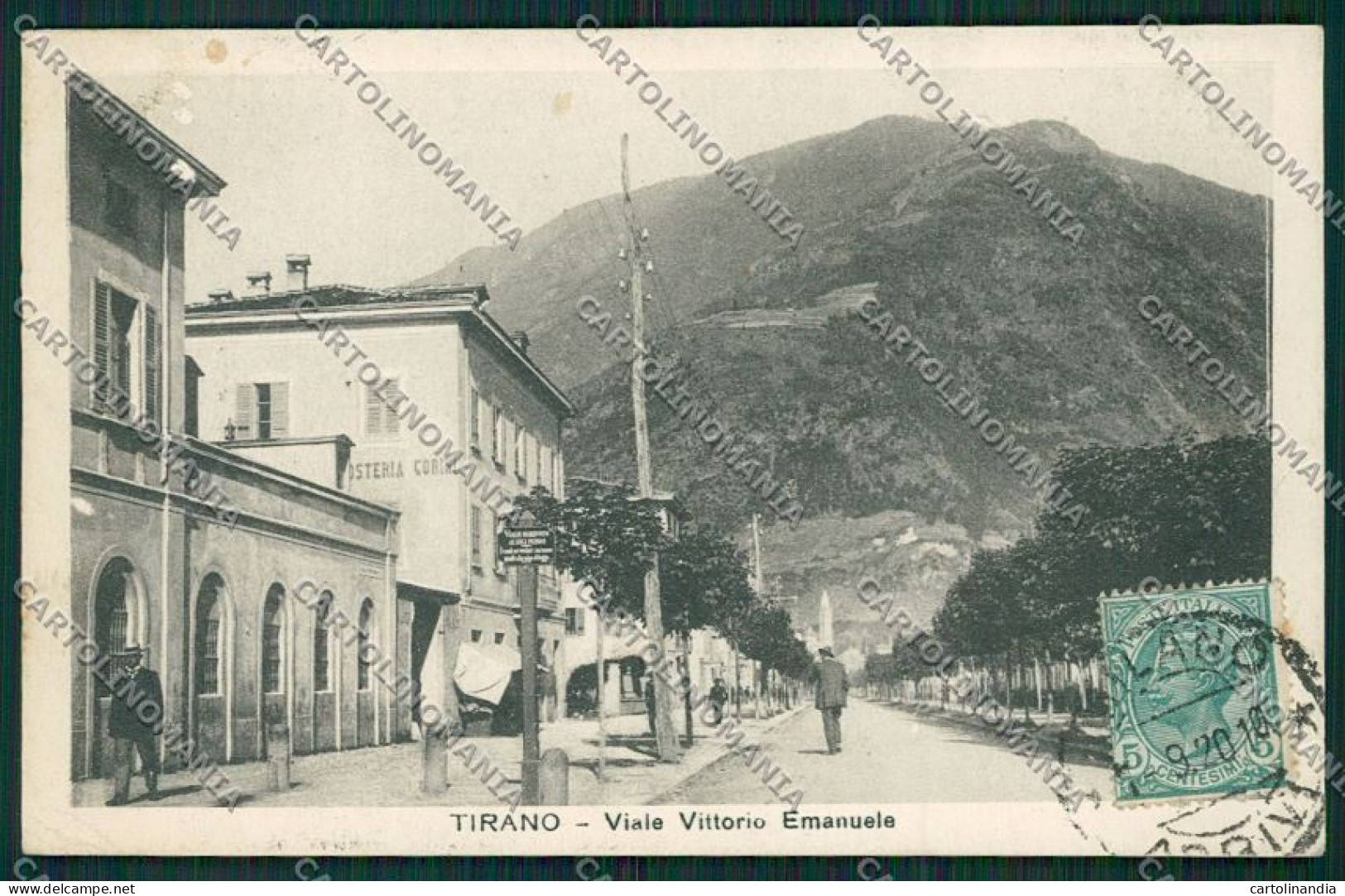 Sondrio Tirano Cartolina QQ7650 - Sondrio