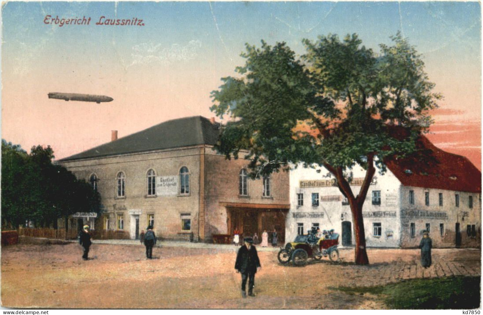 Erbgericht Laussnitz Mit Zeppelin - Bautzen