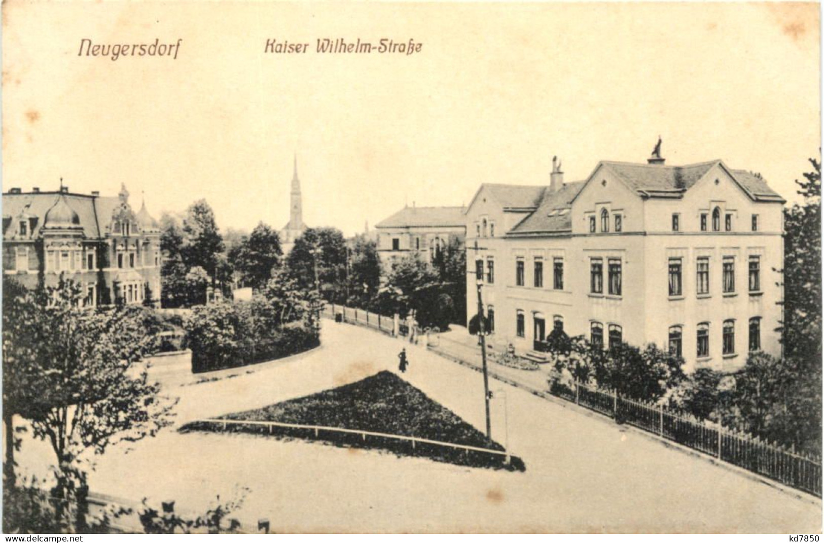 Neugersdorf In Sachsen - Kaiser Wilhelmstrasse - Ebersbach (Loebau/Zittau)