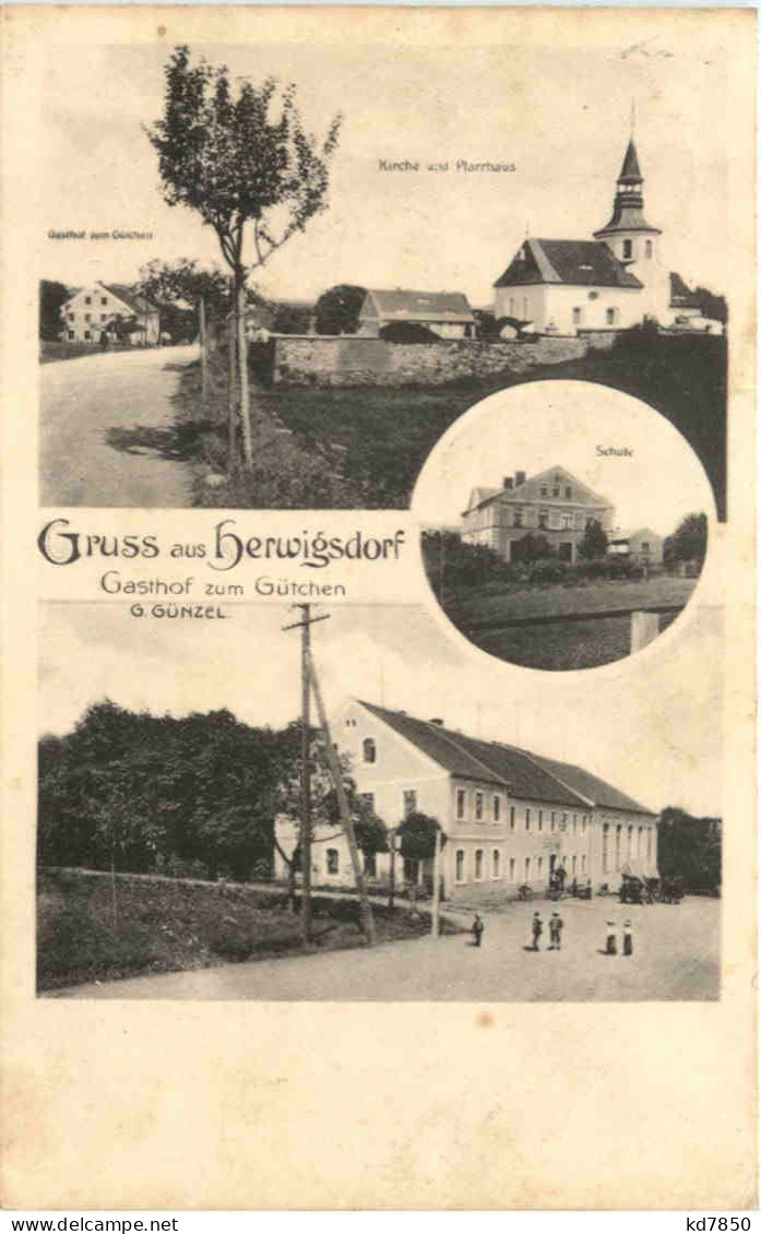 Gruss Aus Herwigsdorf Bei Löbau - Goerlitz