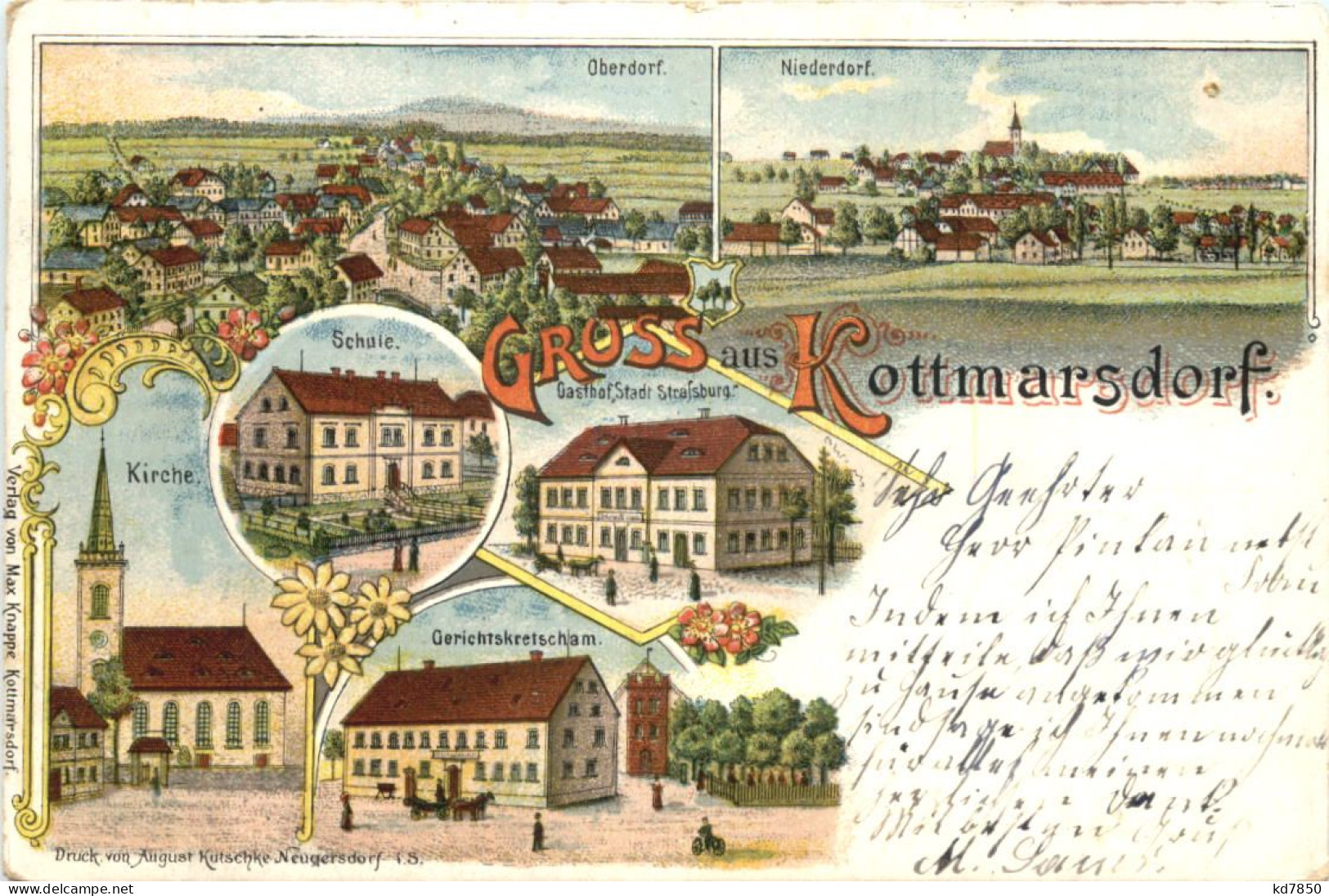 Gruss Aus Kottmarsdorf - Litho - Goerlitz