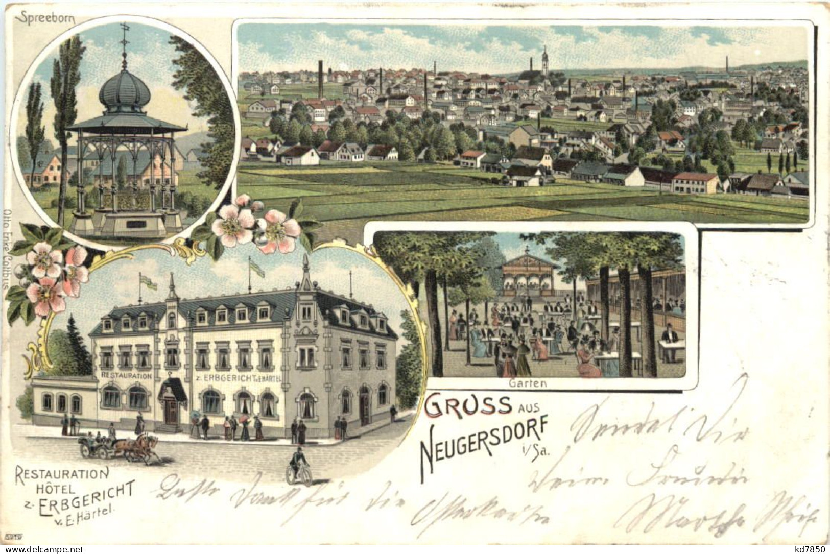 Gruss Aus Neugersdorf - Litho - Ebersbach (Löbau/Zittau)