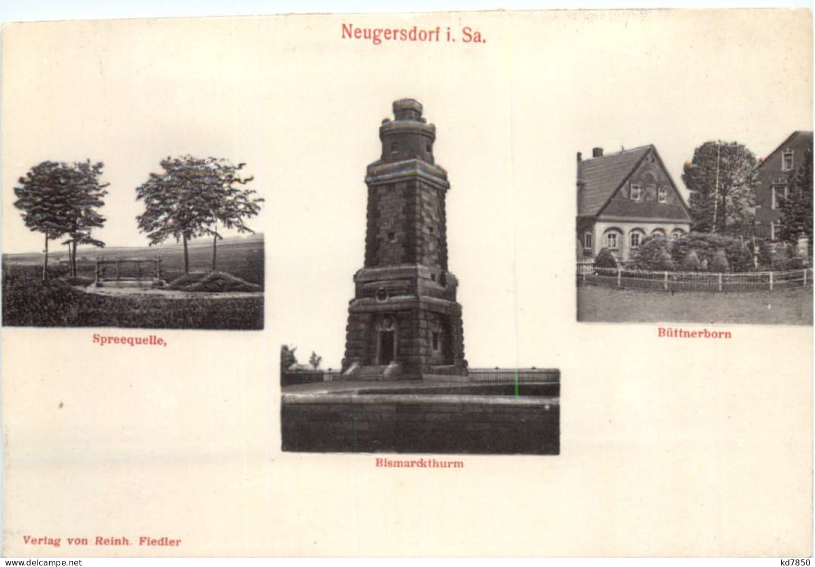 Neugersdorf In Sachsen - REliefkarte - Ebersbach (Löbau/Zittau)