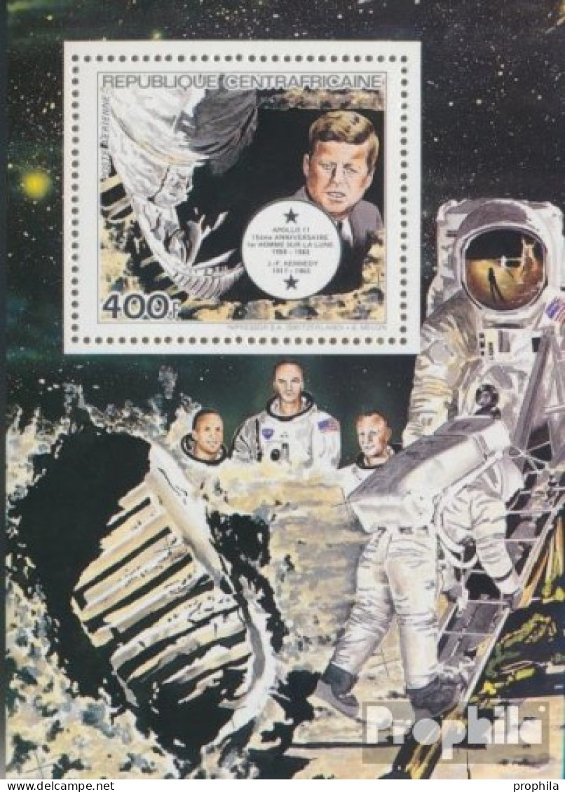 Zentralafrikanische Republik Block273 (kompl.Ausg.) Postfrisch 1984 Kennedy - Unused Stamps