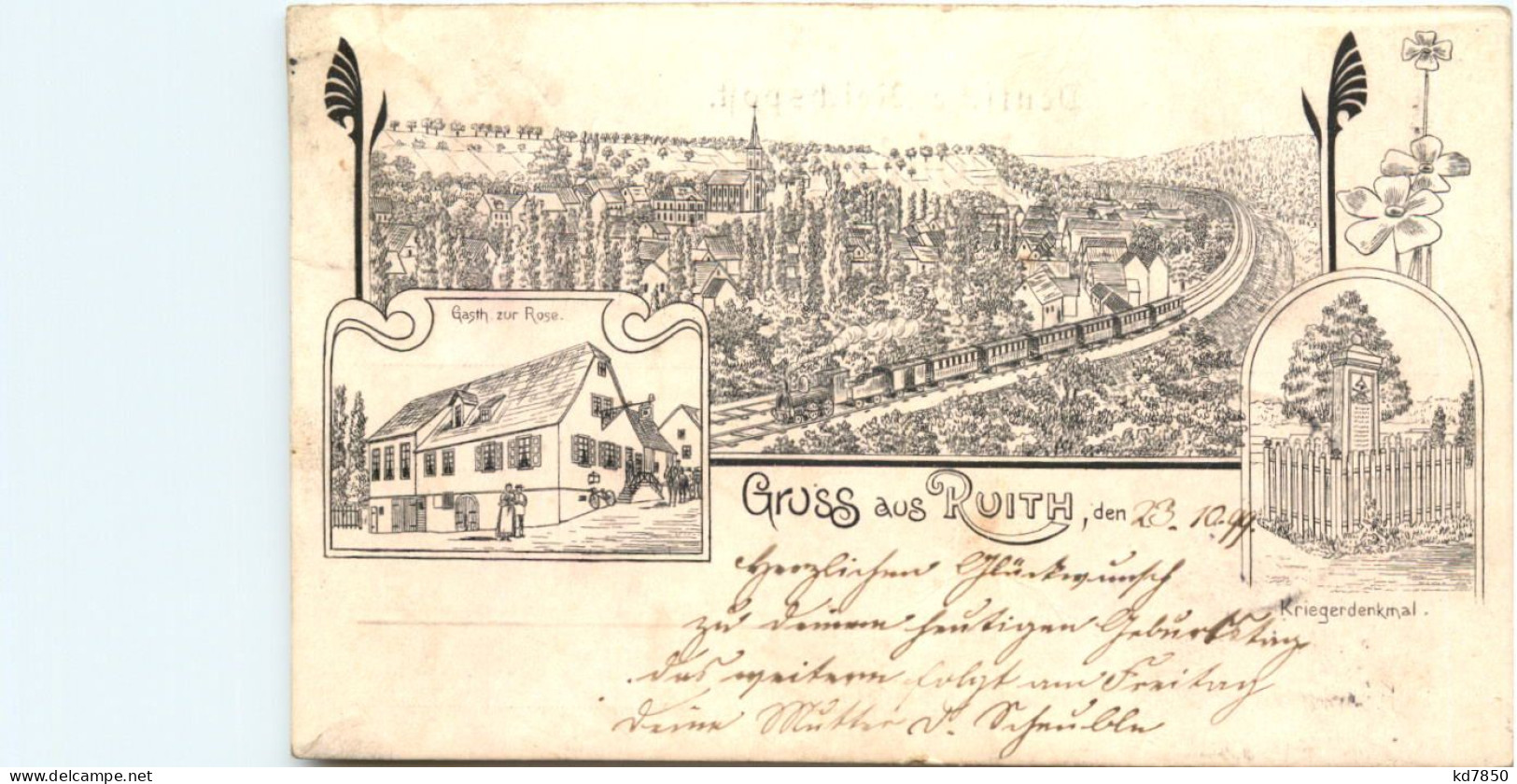 Gruss Aus Ruith - Gasthaus Zur Rose - Bretten - Karlsruhe
