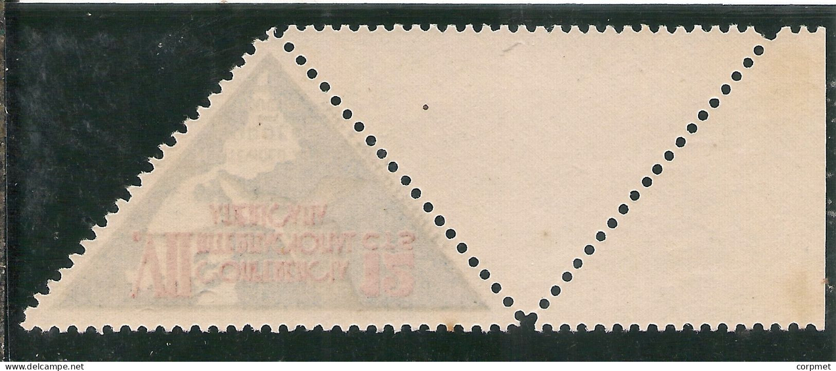URUGUAY 1933 CONF. PANAMERICANA Yv. 462/7 MNH MARGINAL With Additional Blank Stamp -included Variety CIARDI 464b Scan 2 - Uruguay