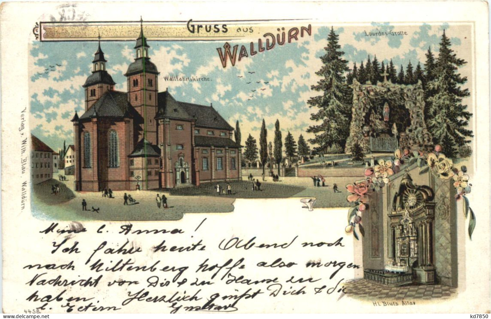 Gruss Aus Walldürn - Litho - Mosbach